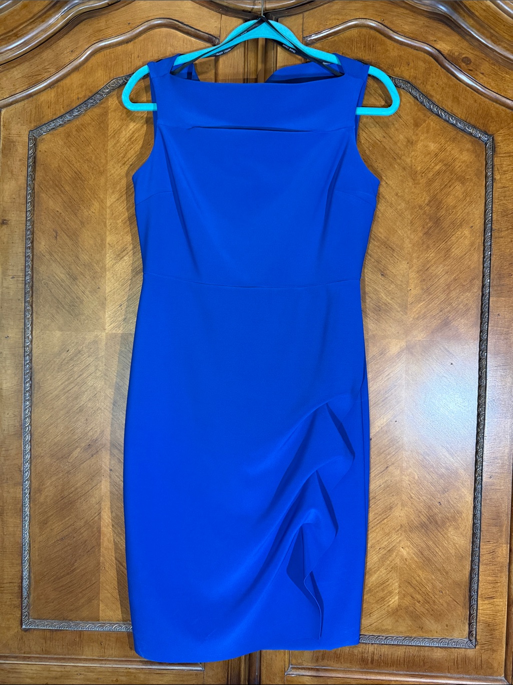 Frank Lyman Design Sleeveless Cobalt Sheath Dress